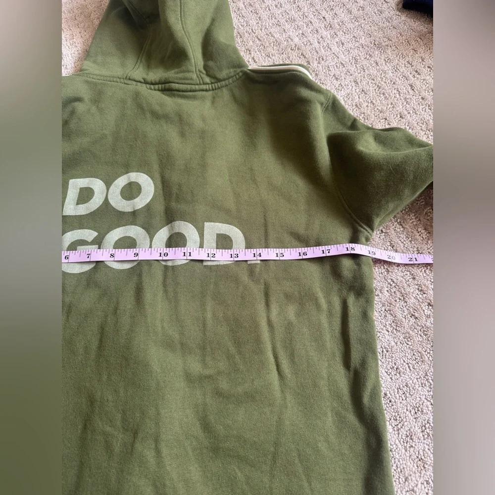 Cotopaxi Olive Green Zip Hoodie 